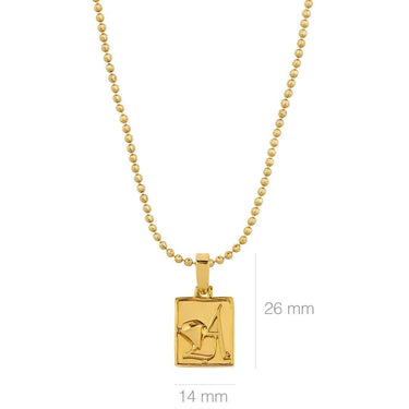 Yellow Avianne Pendant in 14k Yellow Gold